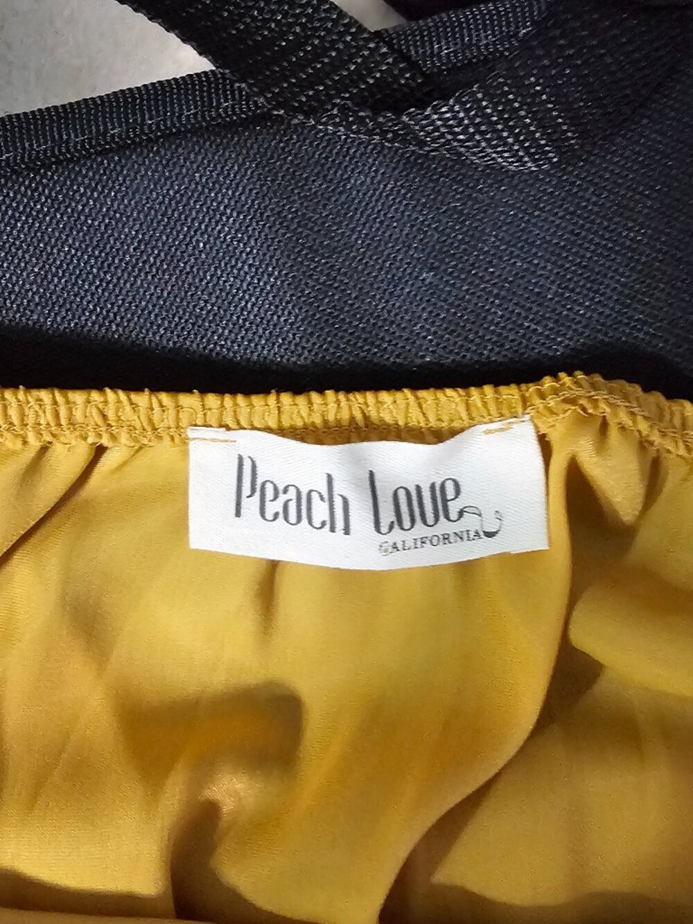 Peach Love California One‑Shoulder Wrap Dress – Size S - NWOT - Picture 5 of 6